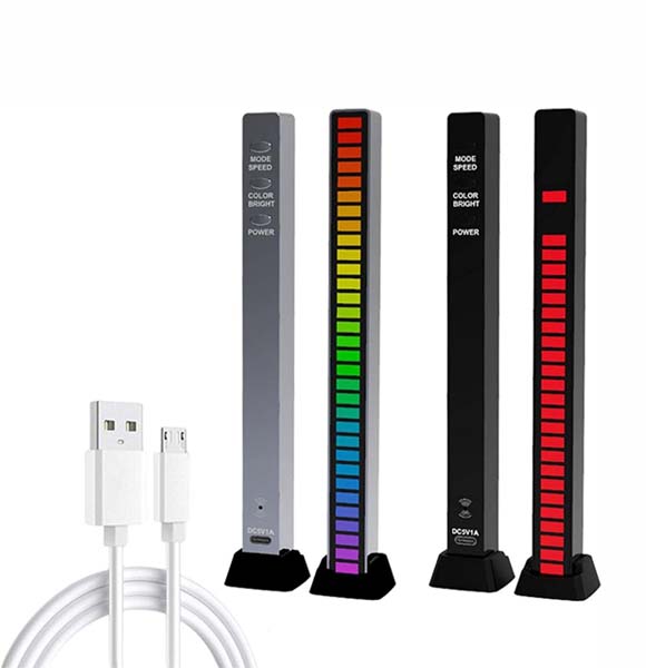 RGB APP Control Rechargeable Rhythm Light With Voice-Activated Pickup (DT8-32)