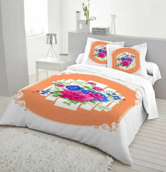 Premium Quality King Size Printed Bed Sheet GM-235