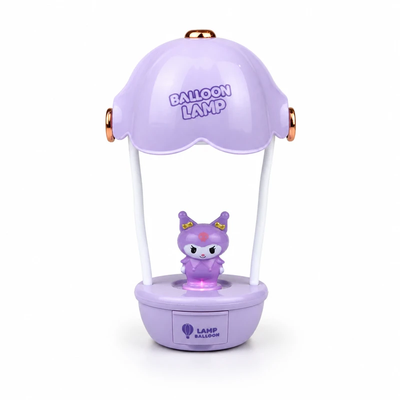 3 in 1 Mini Hot Air Balloon Night Light Desk Lamp with Pencil Sharpener