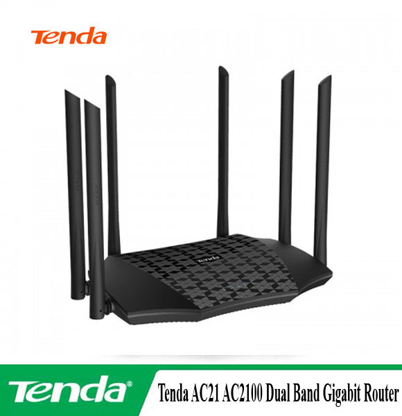 Tenda AC21 2033mbps AC2100 Dual Band Gigabit Wireless Router