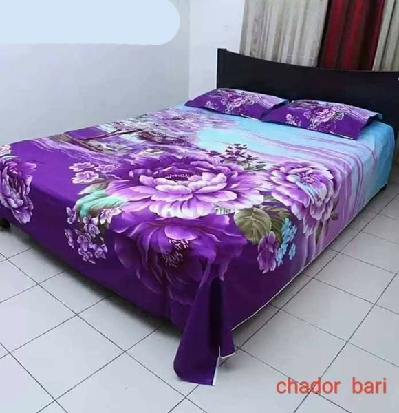 Premium Quality King Size Printed Bed Sheet GM-224
