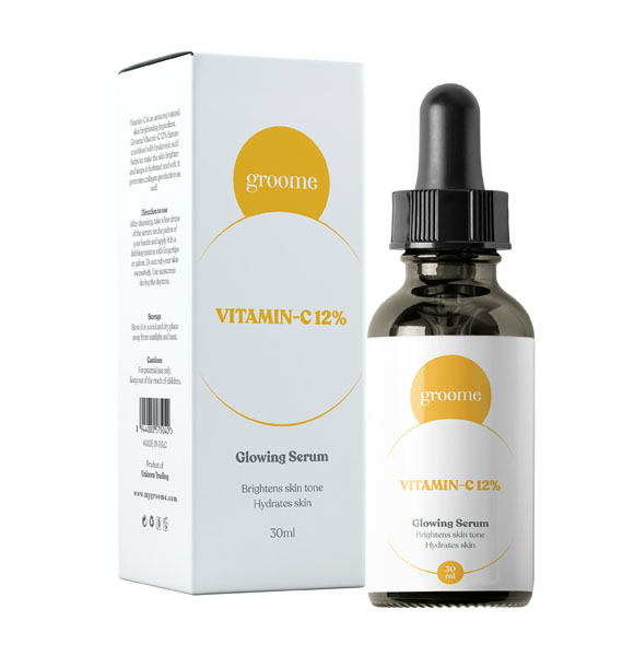 Groome Vitamin C 12% Glowing Serum-30 ml (SCL)