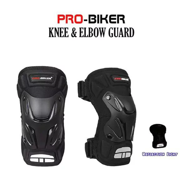 Pro Biker Knee & Elbow Guard | Flexible Breathable Adjustable
