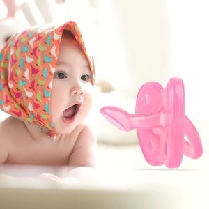 Baby Silicone Pacifier Butterfly Shape Hygienic Cap with Animal Pattern (DS)