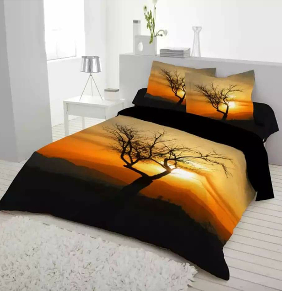 Premium Quality King Size Printed Bed Sheet GM-229